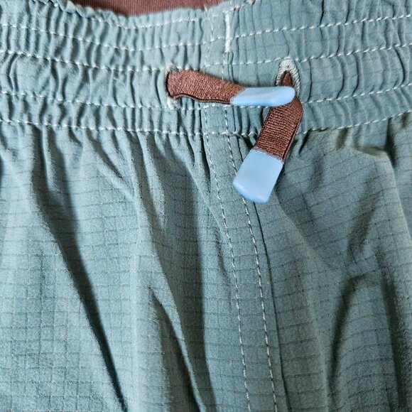 Janji AFO Vent Multi Short Mens Large Teal Blue 5" Trail Running Lined Shorts - Picture 5 of 11